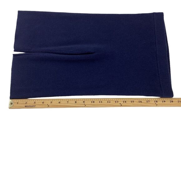 GUEST IN RESIDENCE Size S NWT Navy Blue Bike Short Rib Knit Cashmere Blend - Picture 9 of 12